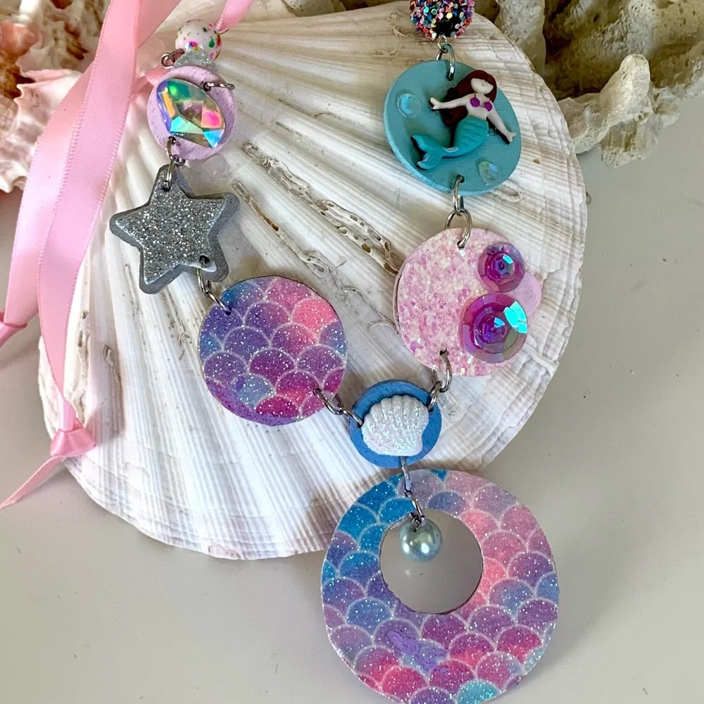 Boho Kids Mermaid Necklace